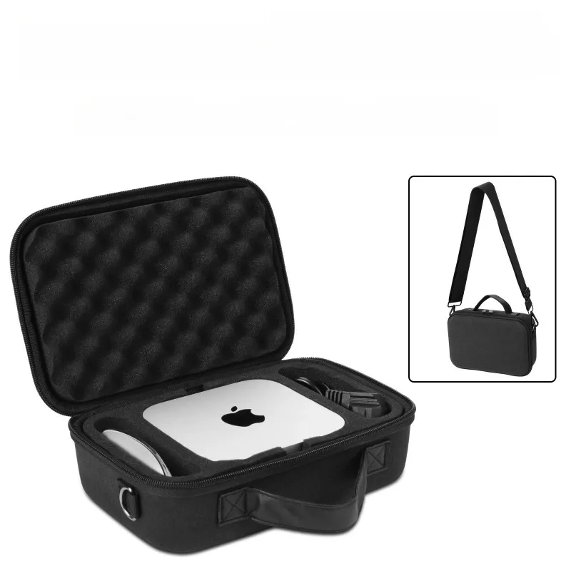 EVA Case for Mac Mini M4 Hard Shell 2024 M4/M4 Pro Portable Storage Case with Protective Foam Bag Organizer for Travel