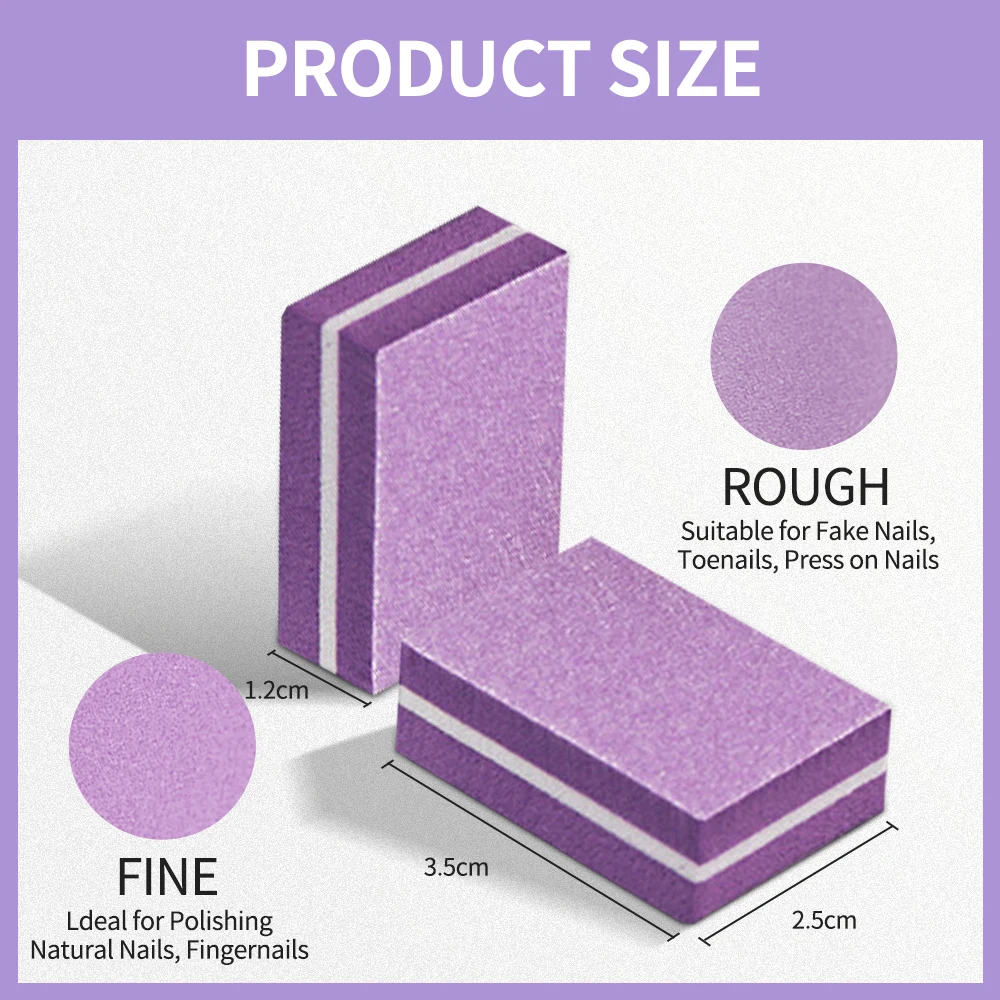 네일 버퍼 블록 파일 폴리셔, 전문 매니큐어, 페디큐어, 샌딩 네일 용품, 네일 스폰지, 폴리싱 블록, 50 개