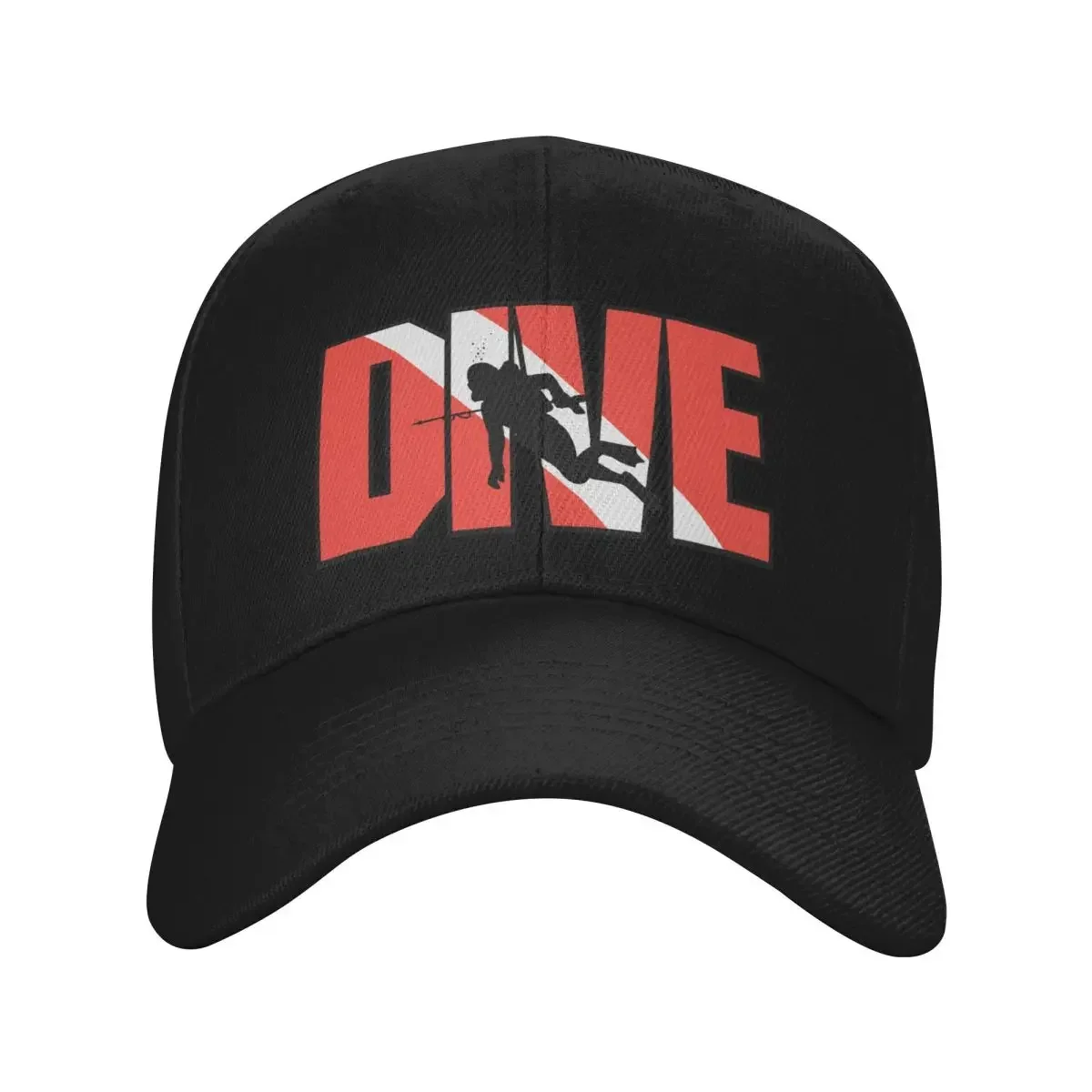 2026 SCUBA Dive Baseball Cap birthday foam party Hat black Luxury man cap Elegant Women's Hats Men's