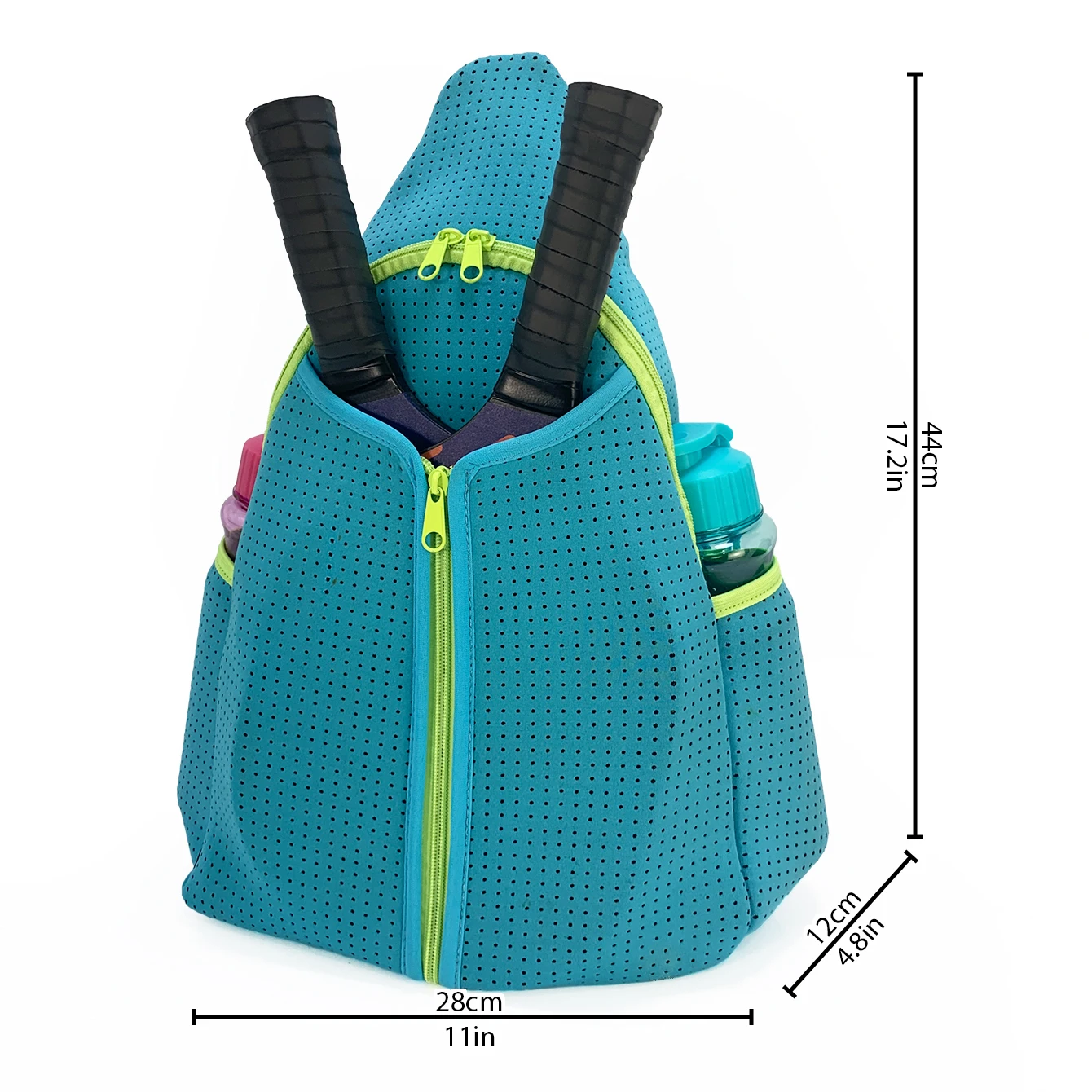 Mini Portátil Neoprene Pickleball Paddle, Saco Esportivo, Saco De Raquete De Tênis, Saco Crossbody, Raquete De Esportes