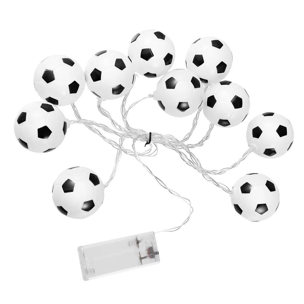 Guirlande lumineuse LED décorative pour Football, décoration de fête de vacances, lampe de nuit, ornement en plastique