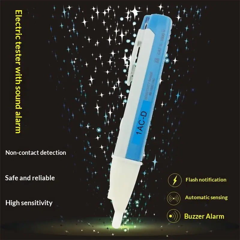 Non Contact Induction Test Pencil 90 1000V AC Voltage Detector Tester Pen For Electrical Wall Socket Power Outlet LED
