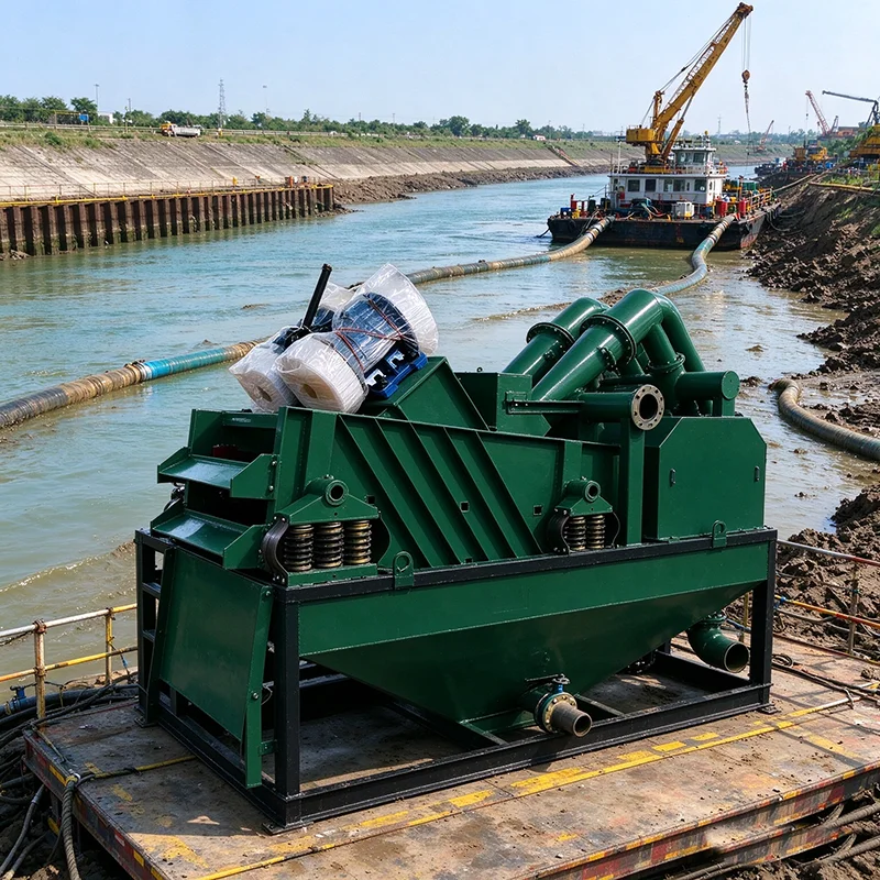 Low Noise Mud Water Separation Equipment Heavy Duty Slurry Separator for Drilling Foundation Site