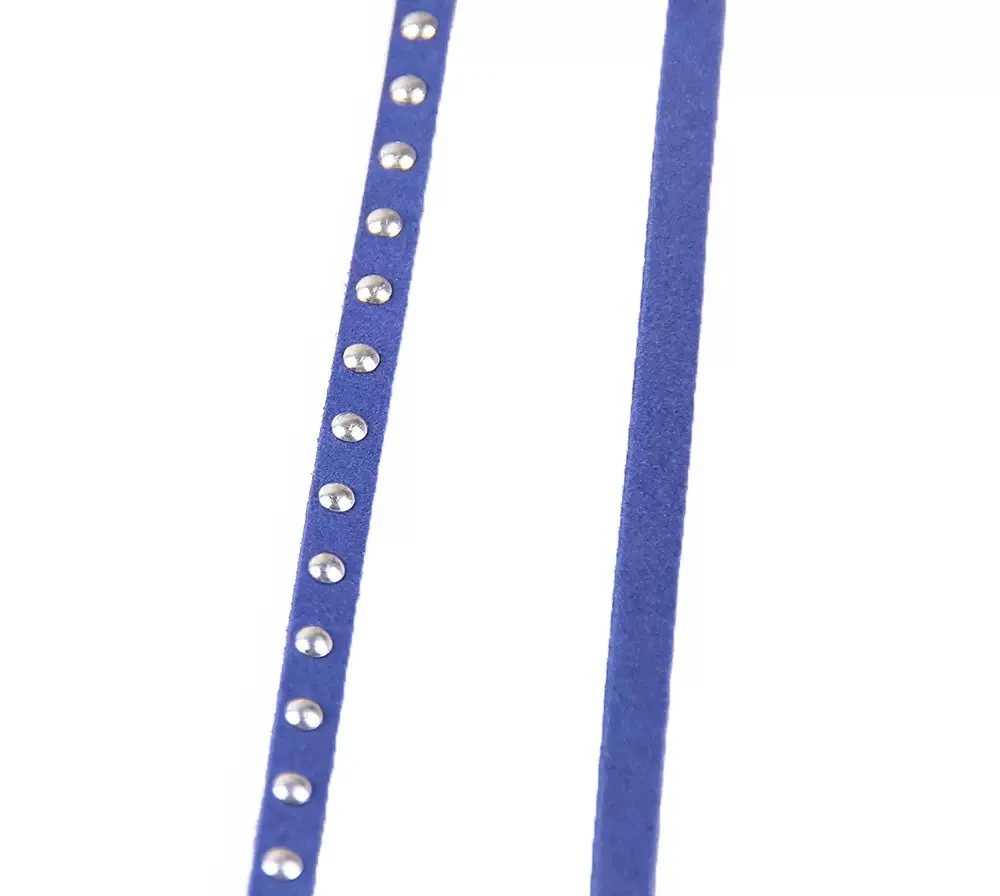 5mm Colorful Gold Studded Korean Velvet Rope 18m Roll for Necklace Bracelet Making DIY Jewelry Findings Trim Supplies