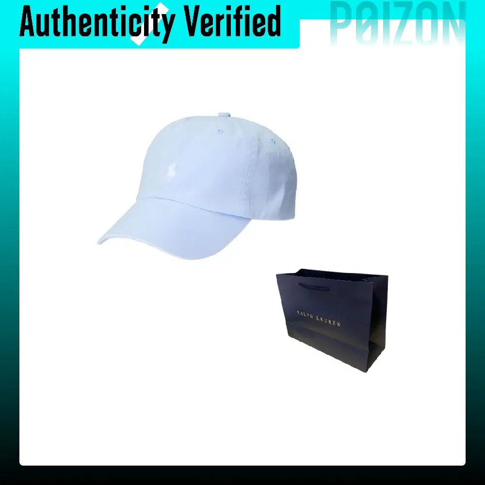Polo Ralph Lauren Light Blue Cotton Baseball Caps Unisex Elite Blue 710667709082