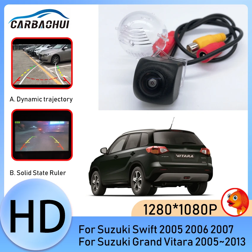 

Night Vision Car Reverse Backup Rearview Parking Rear View Camera HD CCD For Suzuki Swift 2005 2006 2007 Grand Vitara 2005~2013