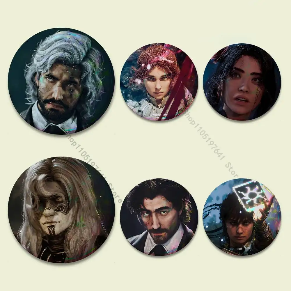 

Clair O-Obscurs E-Expedition 33 Creative Round Badge Button Pin Bag Decor Fans Collection Friends Gift Brooch