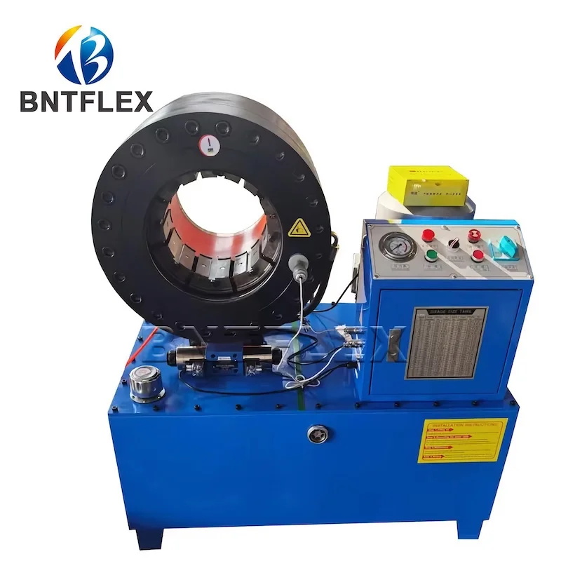 China High Quality Hydraulic Hose Press 1/4 Inch to 6 Inch / 6mm to 150mm Crimping Machine BNT150