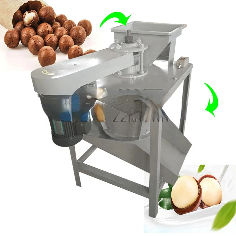 Walnut Sheller Shucker Breaker Cracker Macadamia Walnut Shell Remove Machine Automatic Walnut Shelling Breaking Machines