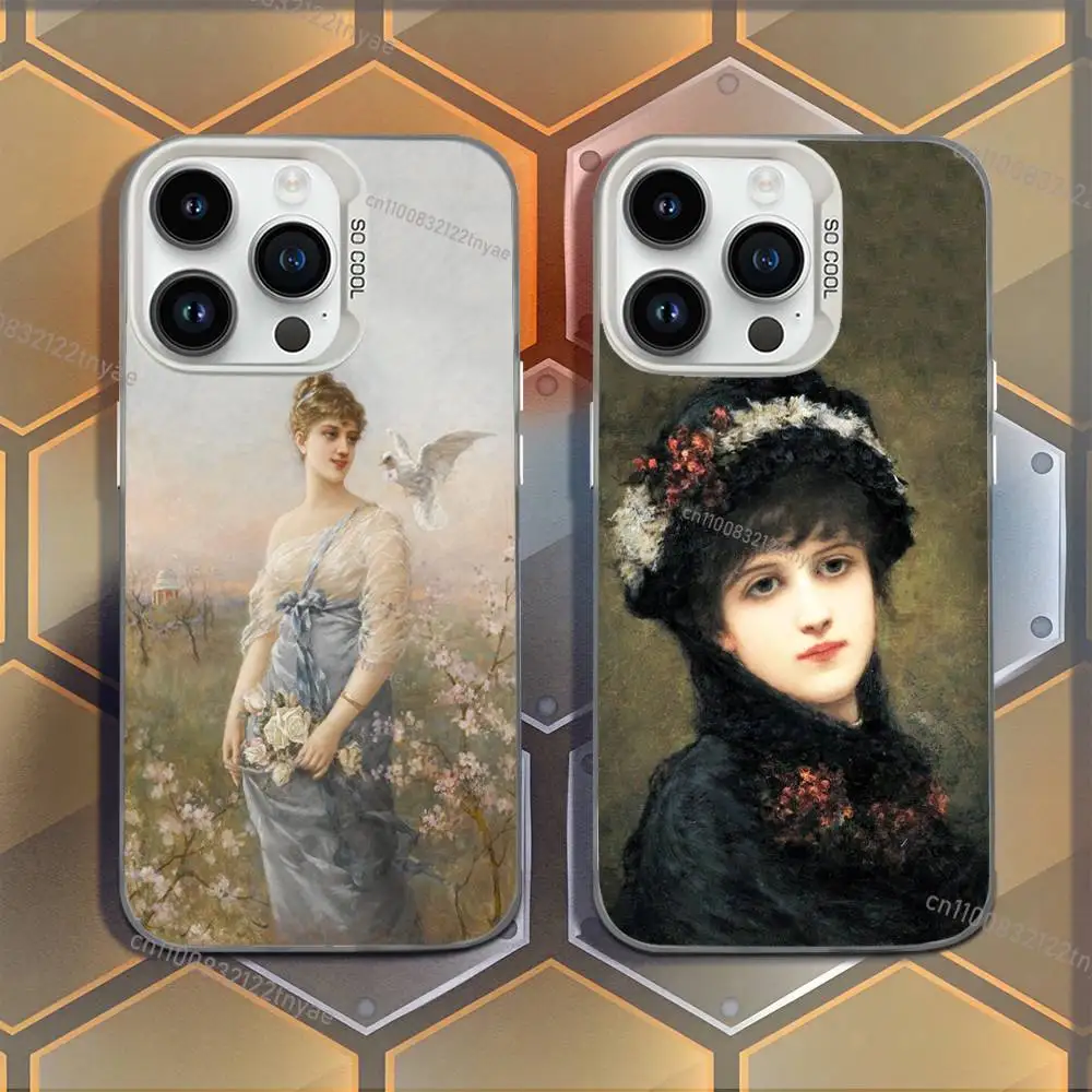 

Eisman-Semenowsky E-Emile Phone Case For iPhone 17,16,15,14,13,12,11,Mini,Pro,E,MAX White Candy Matte Shockproof Cover