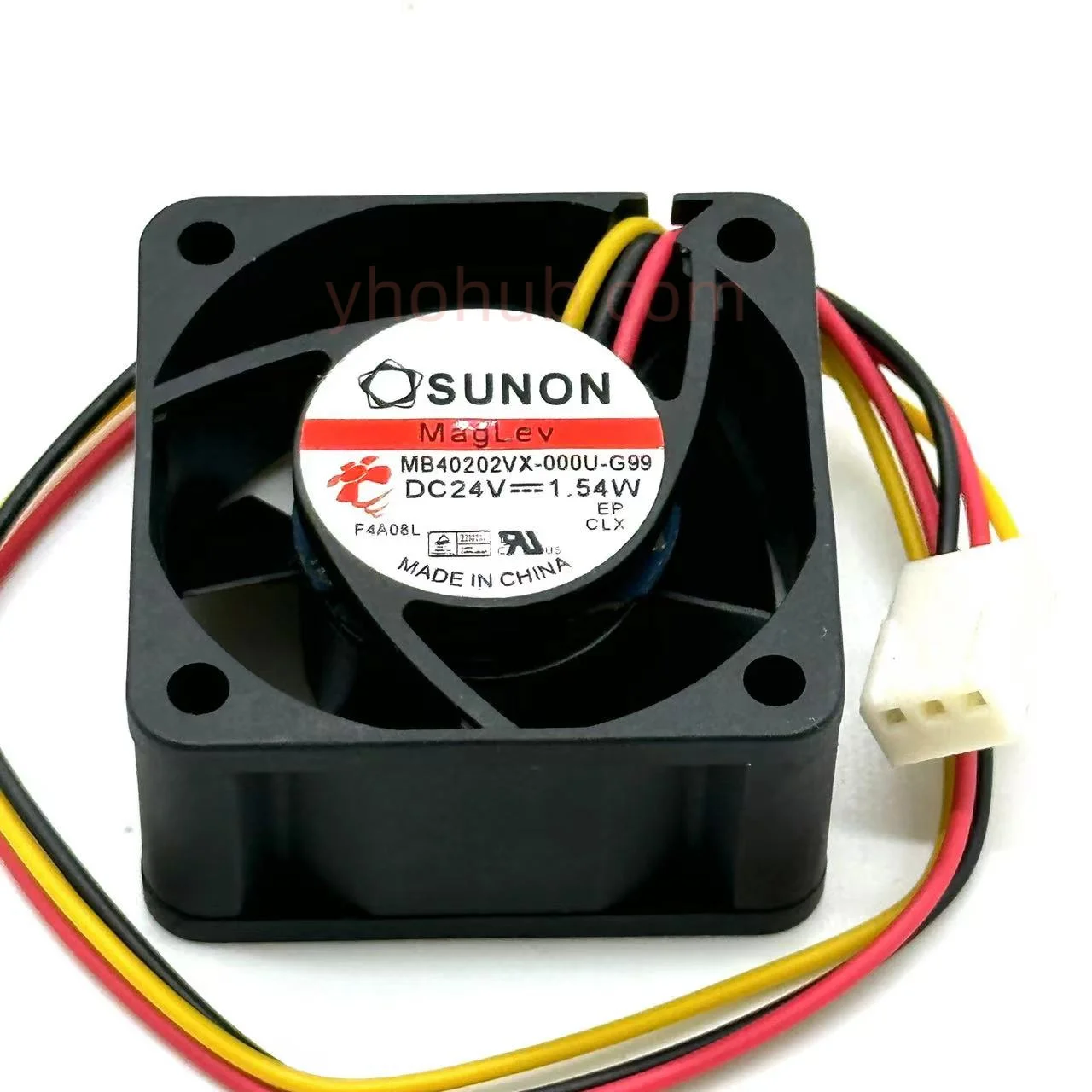 

SUNON MB40202VX-000U-G99 DC 24V 1.54W 40x40x20mm 3-Wire Server Cooling Fan