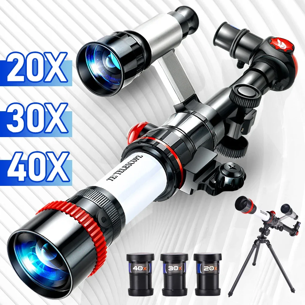 HD Telescope Professional Astronomical Telescope High Magnification Monocular Kids Science Experiment Binoculars Teaching