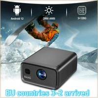2800 ANSI Smart Projector 4k Android 12 Everycom Cubelite MAX Proyector 4k Video Projector LED Beamer LCD 1080P 4k Projector