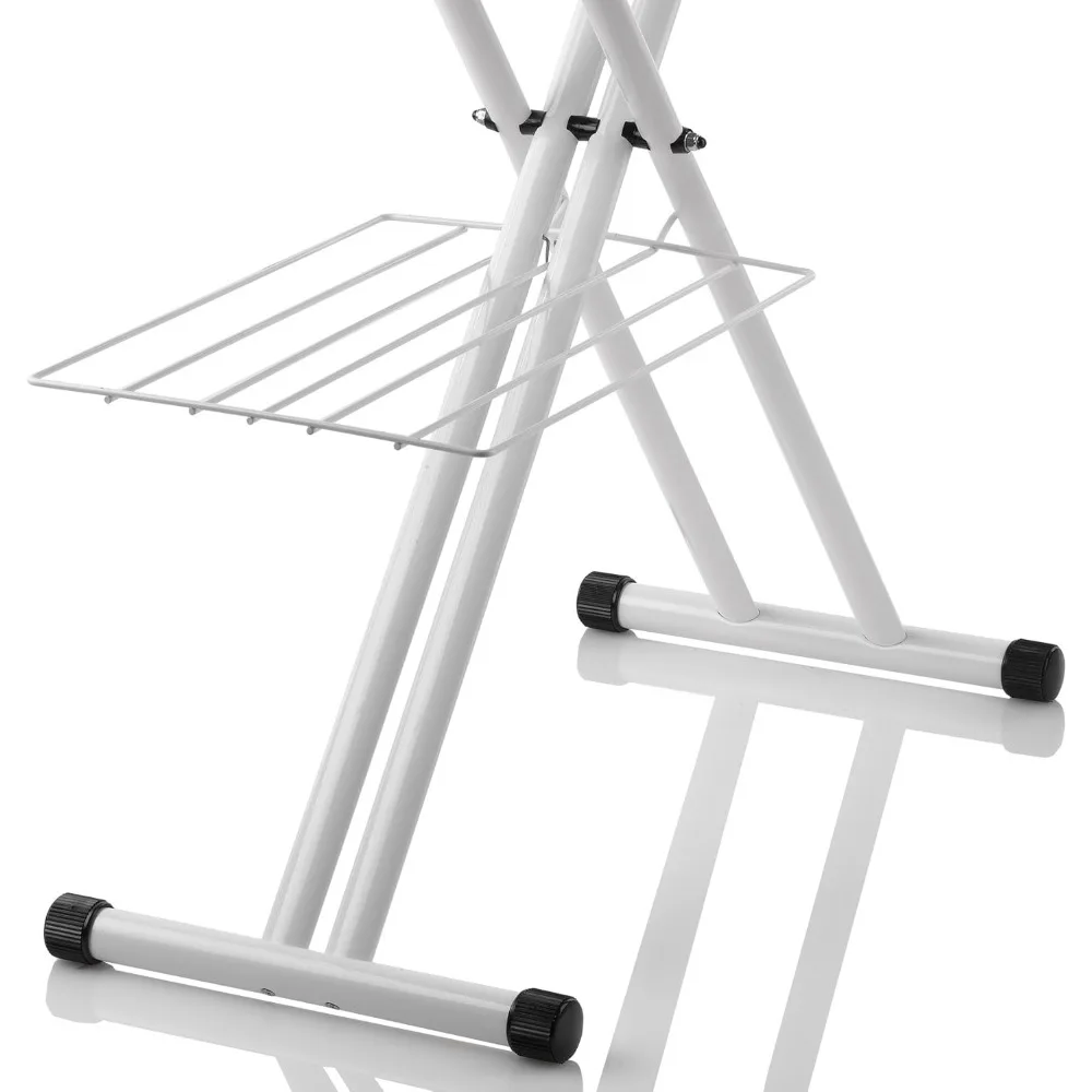 Tabla de planchar casera de 320 libras: mesa de planchar casera 2 en 1 hecha en Italia con superficie de presión grande de 55 pulgadas (extendida)