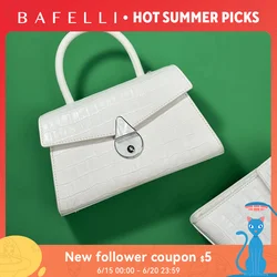 BAFELLI 2025 NEW WOMEN'S HANDBAG SUMMER FASHION TRENDING CASUAL LUXURY BRAND LEATHER ORIGINAL DESIGNER FEMALE OFFICE PURSE