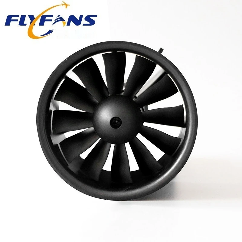 FLYFANS Model Fixed Wing 64mm Ducted Fan Forward Reverse 4S/6S Version 2840-2300KV 2840-3200KV Aircraft Model Ducted