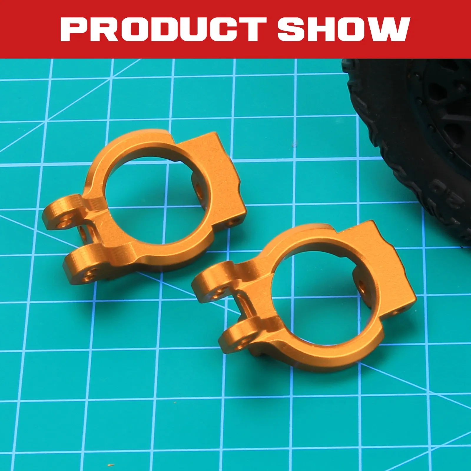 C Hub Carrier(l/r) Aluminum For Rc Hobby Model Car 1/10 Axial Yeti Rock Racer Desert Buggy Crawler Upgraded Hop-Up Parts AX90026