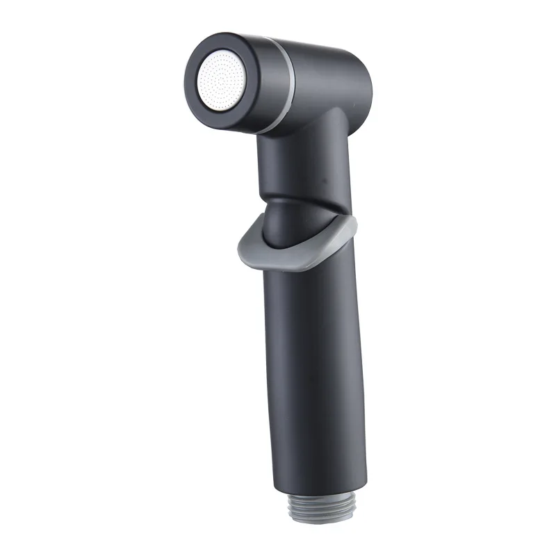 

Набор матовых черных пистолетов-распылителей для унитаза, заподлицо под давлением, горячая и холодная вода, интимные детали, насадка для душа