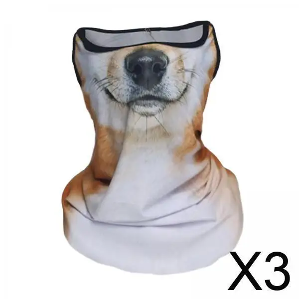 

Moisture Wicking Sun Protection Neck Gaiter Face Scarf Breathable Earloop Bandana Mask for Women Biking and Hiking