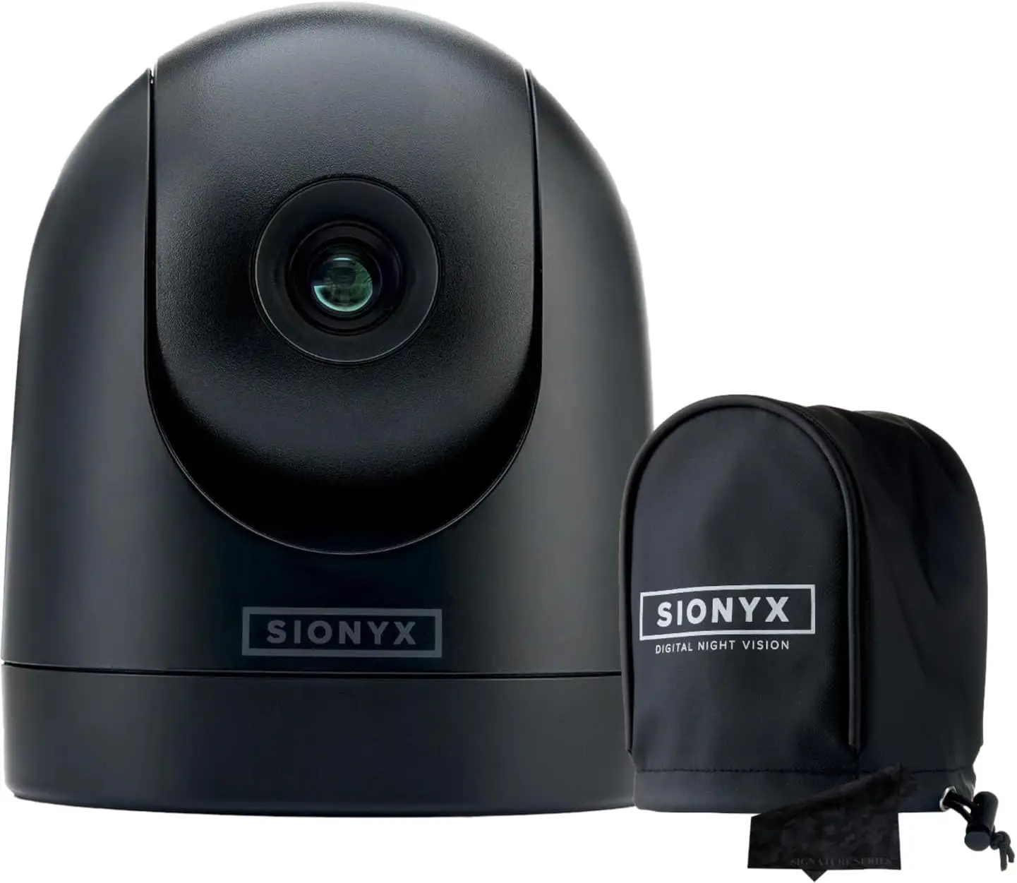 SiOnyx Nightwave Camera, Rugged Ultra-Low Light Color Night Vision Marine Boat Dome Camera with Vinyl Cover and Signature Series Lens Cloth | DIY Installation | Easy-to-Use App Connectivity