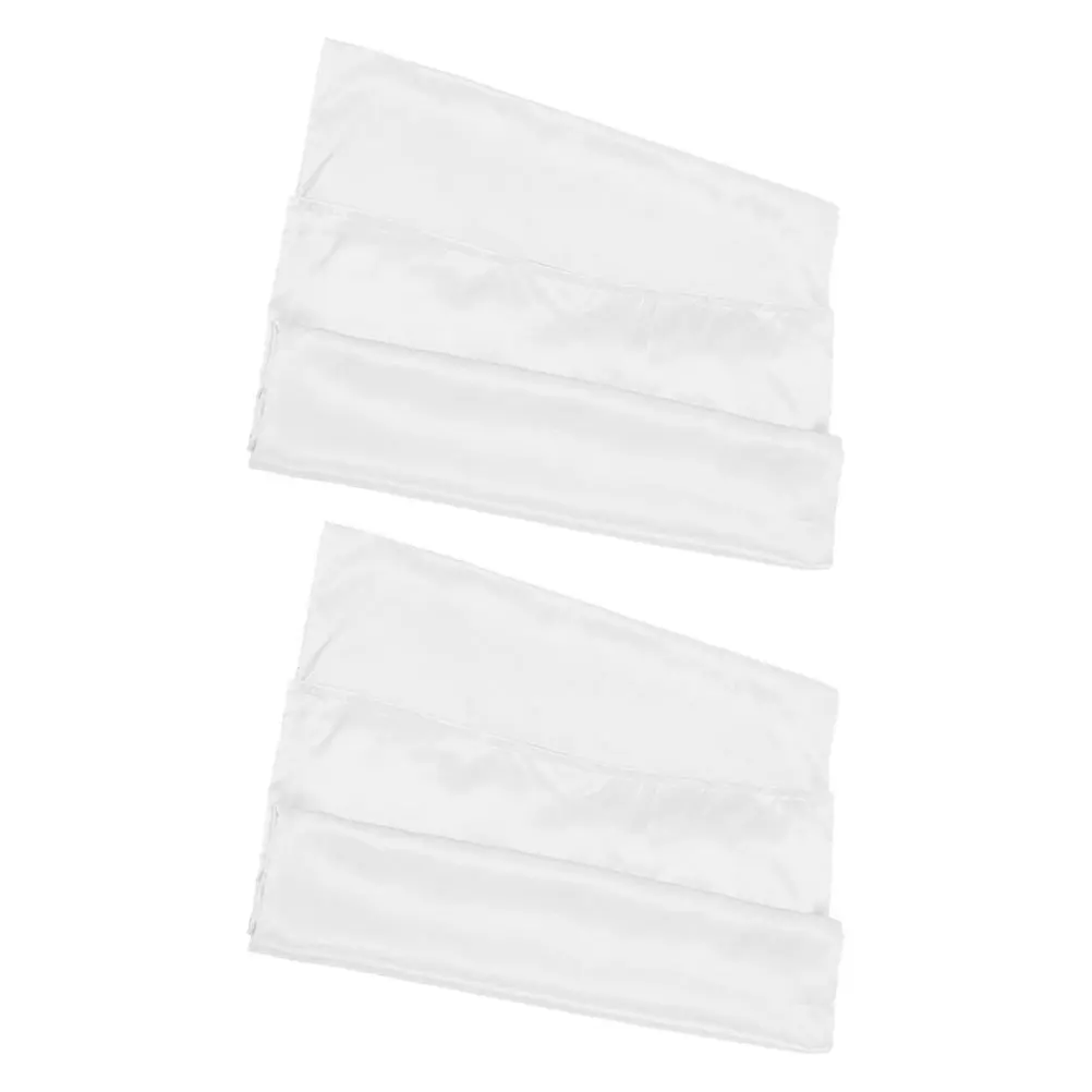 

2Pcs Smooth Faux Silk Polyester Pillowcases Solid Color Bedding Soft Breathable Skinfriendly Hairprotective Pillowcases Bulk