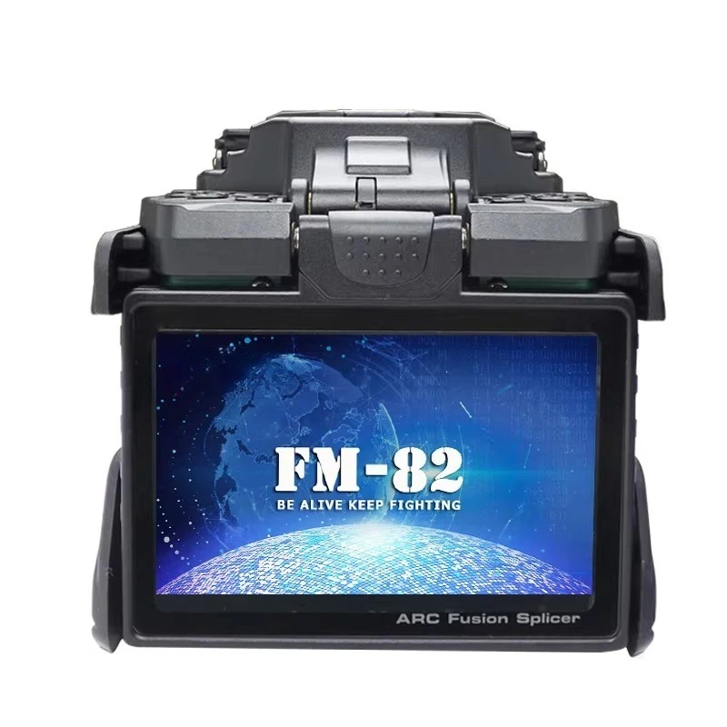 FM-82/FM-97 6-Motor Core Alignment Fusion Splicer Touchscreen Optical Cable Welding Machine For Trunk Line Network Projects
