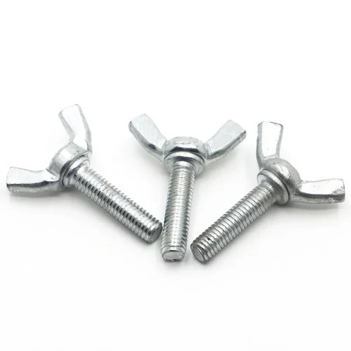 Imagen 2 del producto 1-10 Uds. De acero al carbono chapado en Zinc DIN316, perno de mariposa, perno de ala, tornillo de ala de pulgar, tornillo de apriete manual M3 M4 M5 M6 M8 M10 M12
