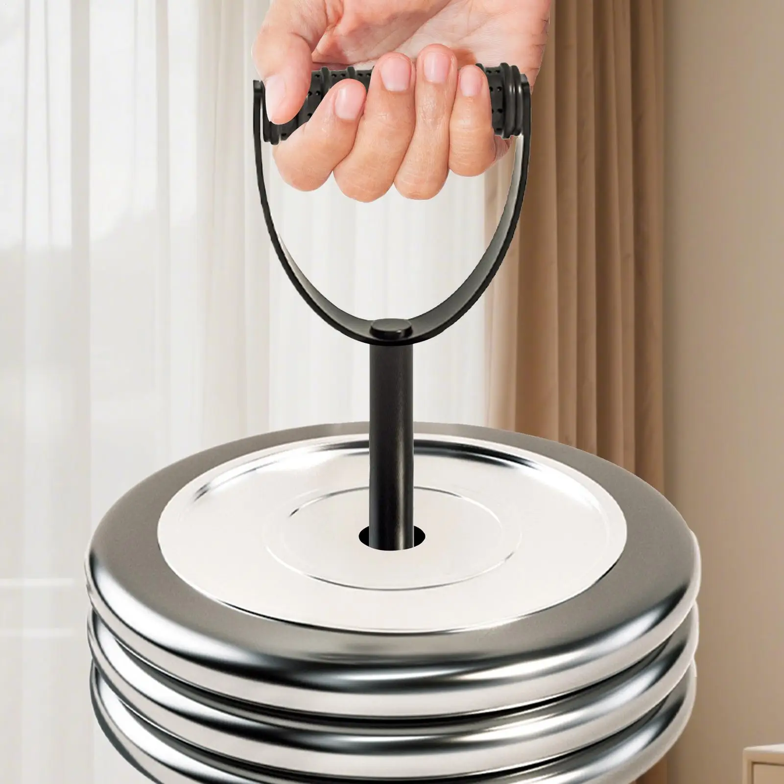 

Адаптер для поднятия утяжелений с гирь, регулируемый, для гирь и штанг, выдерживающий нагрузку до 220 фунтов, для домашних тренировок и фитнеса