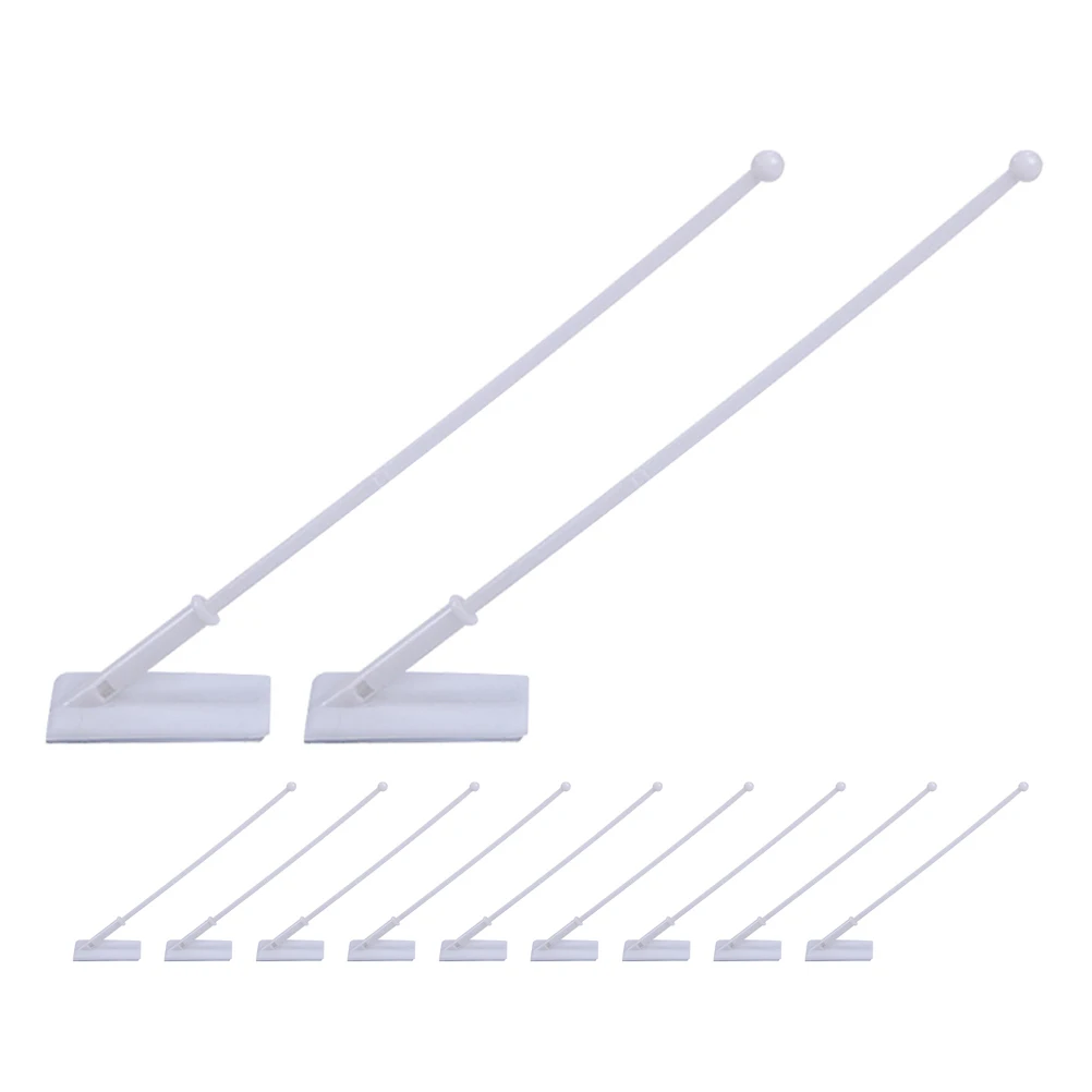 

12pcs Car Flag Pole Set Outdoor Flag Poles Plastic Roof Mount Heavy Duty Travel Vehicle Accessory Durable Weather Resistant