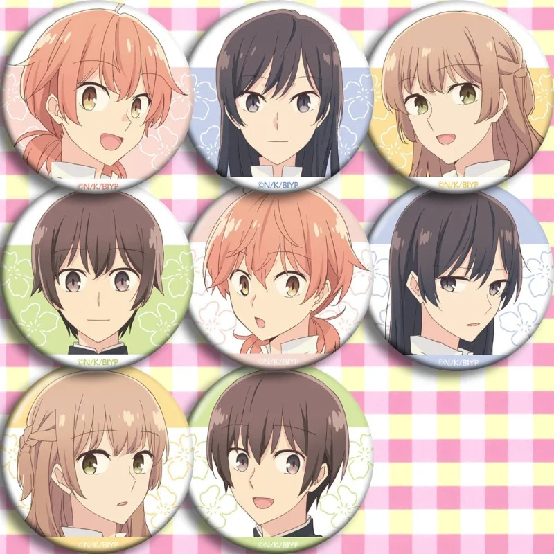 Saeki Sayaka Popular Anime Secondary Peripheral Badges Anime Lapel Pins for Backpacks Manga Enamel Pin Comic Exhibition Gifts