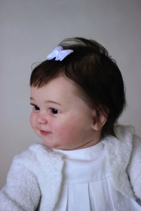 NPK 19''  Unassembled DIY 3D Painted Doll Parts Reborn Doll Kits Maddie with Body and Eyes Reborn Kit
