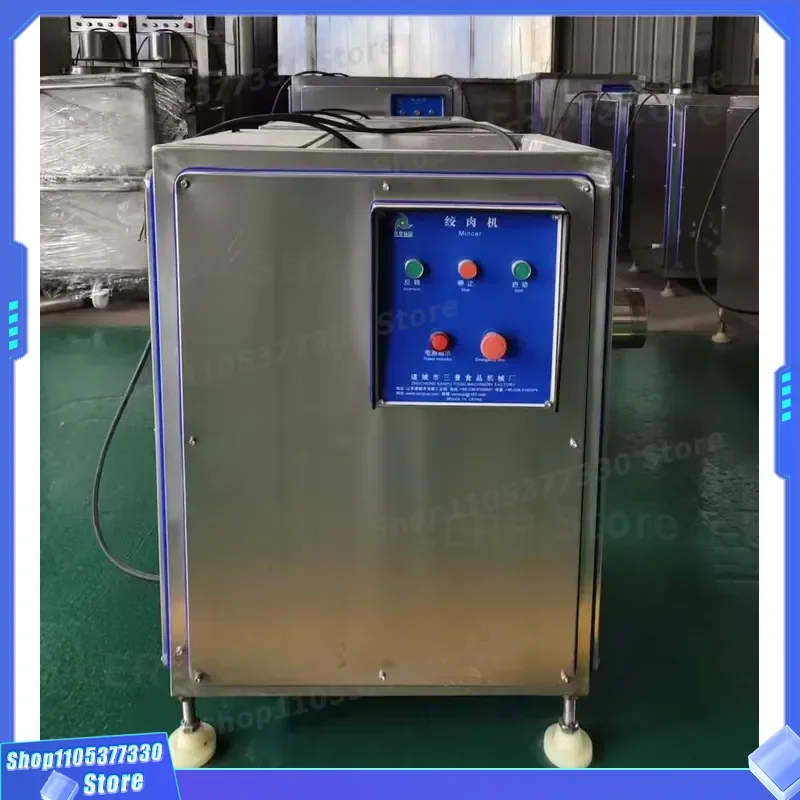Heavy Duty Commercial Meat Grinder Stainless Steel Industrial Frozen Meat Processing Machine for Restaurant Kitchen Use High