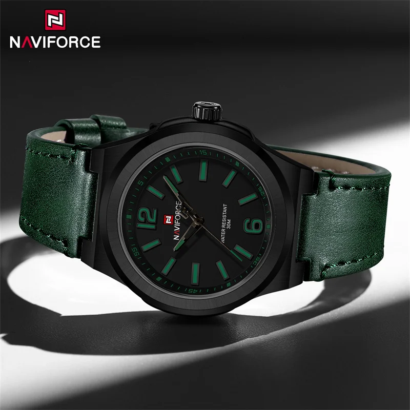 NAVIFORCE Brand Men\'s Fashion Watch Waterproof Male Quartz Wristwatches Sport Durable Military Clock Relogio Masculino 2024 New