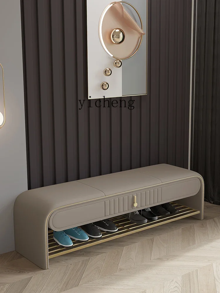 Zf Bed End Stool Bedroom and Household Doorway Shoe Wearing Stool Sofa Bed End Bed Modern Minimalist