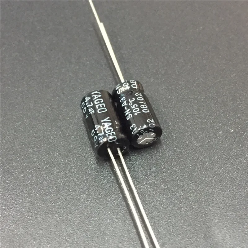 10pcs/100pcs 4.7uF 50V SN-A3 Series 6.3x11mm 50V4.7uF High quality Bipolar Audio Capacitor