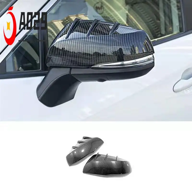 

A029-For Toyota Tacoma 2016-2022 Car Side Door Mirror Cover Trim Rear View Mirror Cap Stickers Accessories ABS Carbon Fiber