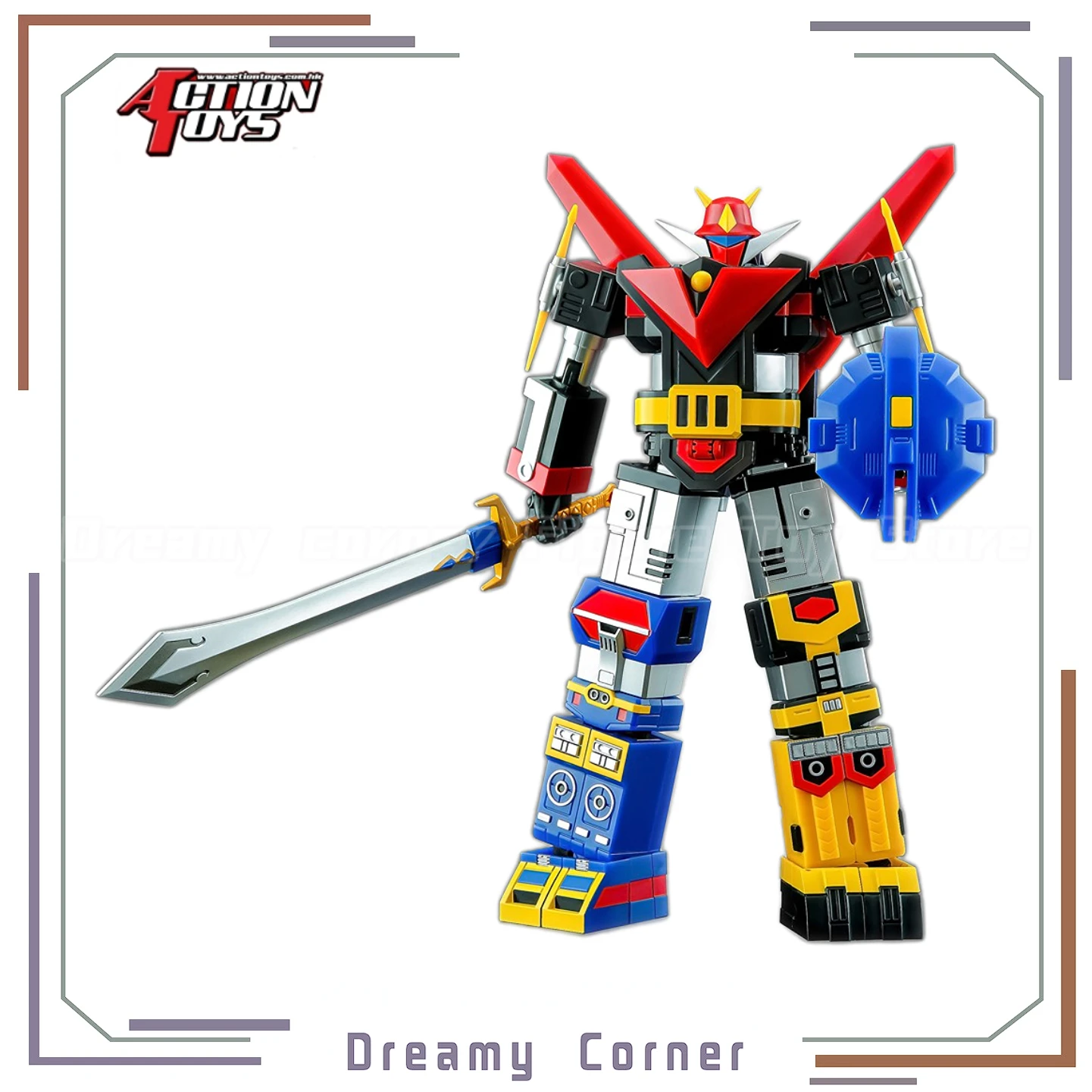 

【In Stock】Original Action Toys Mini Action Series (05) Space Emperor GodSigma God Sigma Finished Mecha Toys