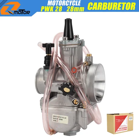Универсальный карбюратор PWK 24 26 28 30 32 34 мм для Keihin Carb 2T 4T Мотоцикл ATV Quad Go Kart Байк Скутер Мотокросс