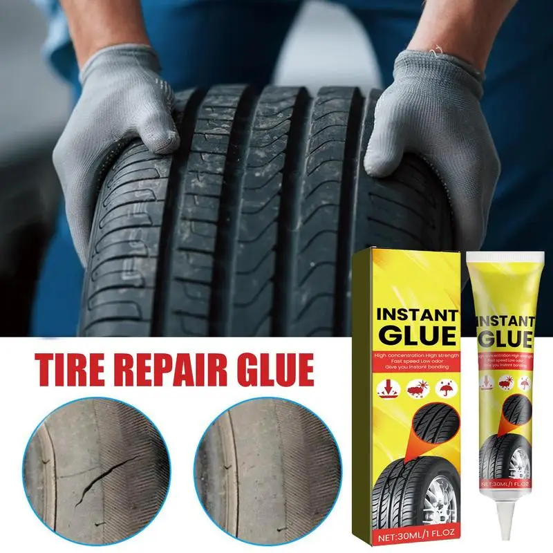 

Car Seal Tire Glue Crack Repair Strong Adhesive Rubber Bonding Glue Sidewall Puncture Tire Repair Glue for all kind of tyres