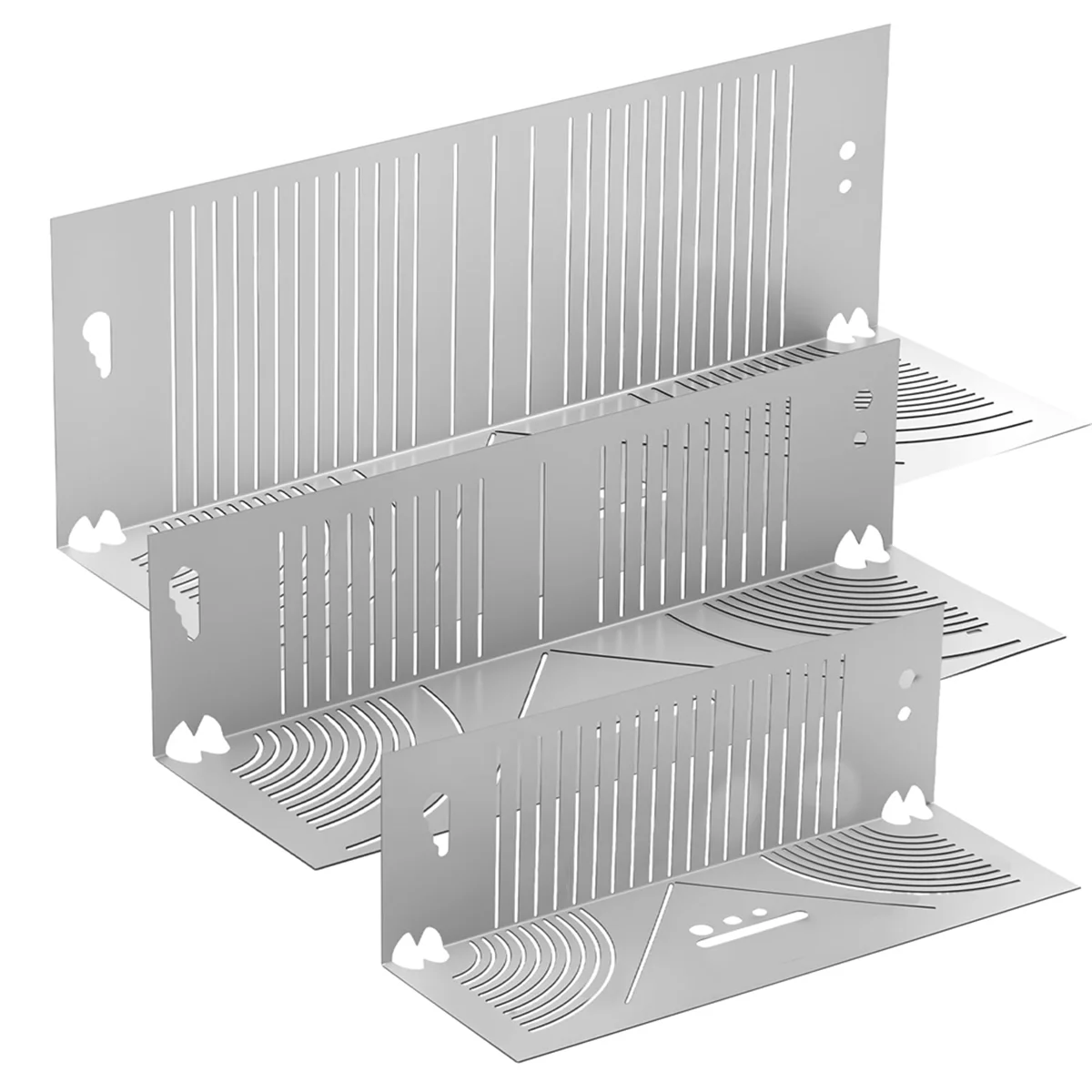 AAA87 Alat Penanda Busur Sudut Fleksibel Presisi, Scriber Busur Linier Baja Tahan Karat Dapat Disesuaikan, Alat Tabung (20-65, 20-80, 20-100)
