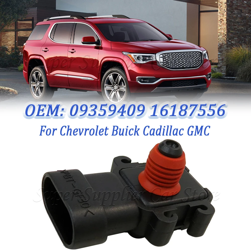 

Для ISUZU OLDSMOBILE PONTIAC HUMMER SAAB G M BUICK CADILLAC CHEVROLET GMC Автомобильный датчик абсолютного давления в коллекторе Новый 09359409