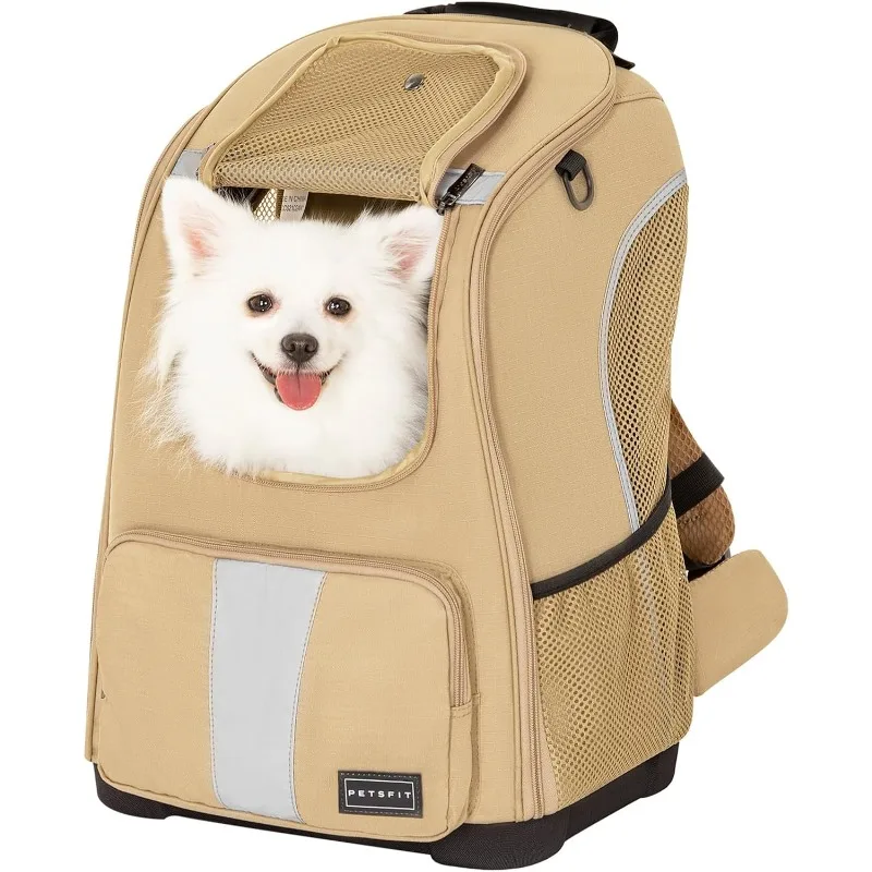 

Pet Dog Carrier Backpack with Upgraded Weight Reduction Design, Cat Dog Backpack with Large Ventilations