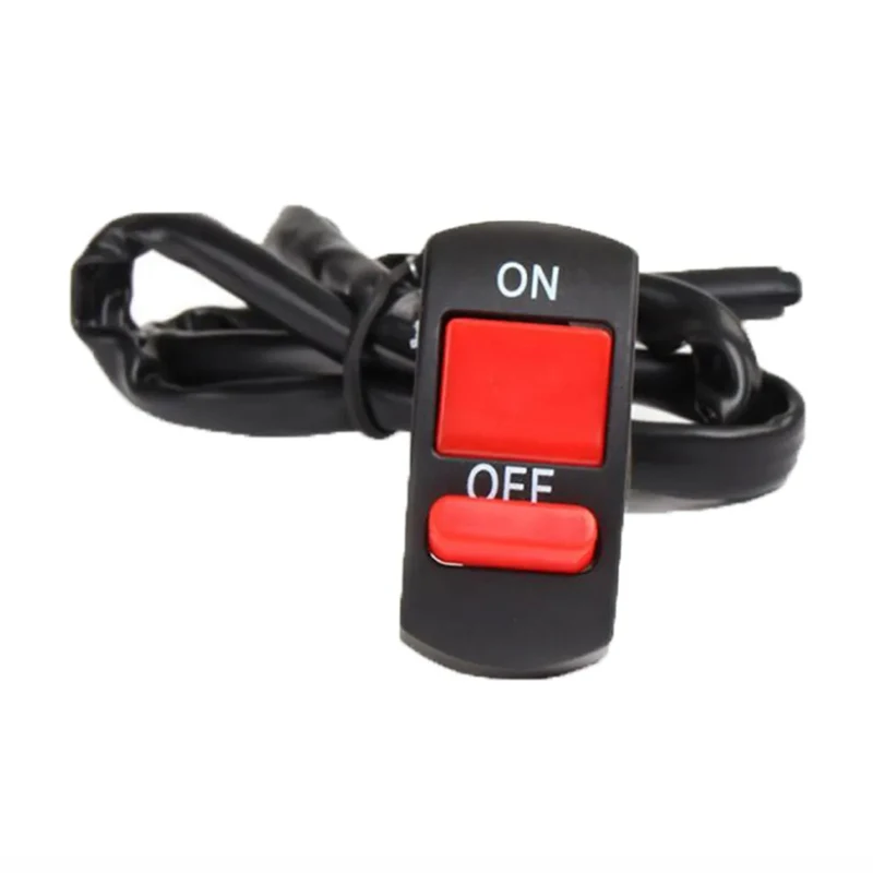 Motorcycle Switch ON OFF Button Universal Scooter Motorbike Handlebar Flashing Switch Moto Light Switch Button 12V Accessories