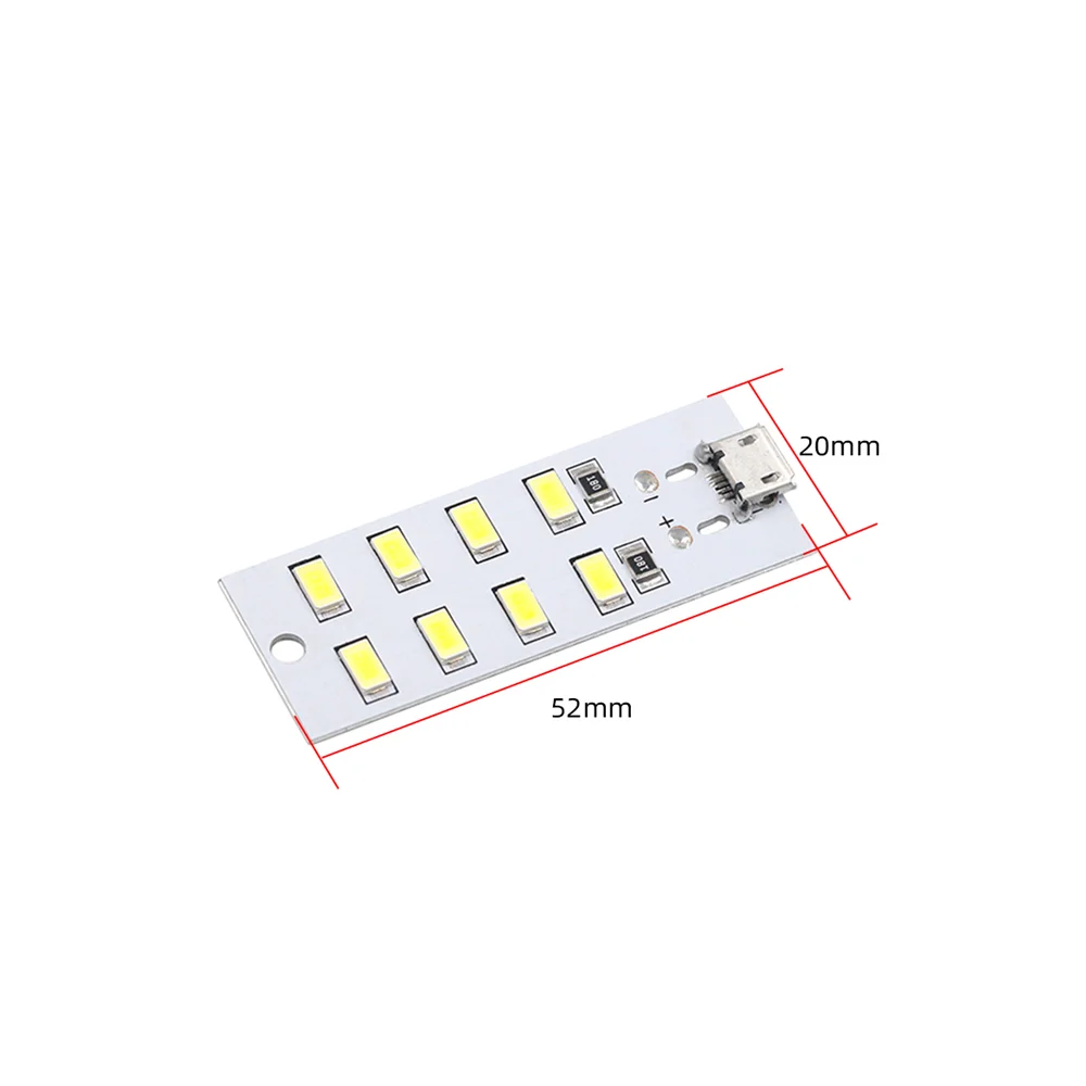 Mini panneau lumineux LED USB, plaque de source de lumière blanche, lampe à ampoule bricolage, budgétaire Downlight, veilleuse à puce SMD,