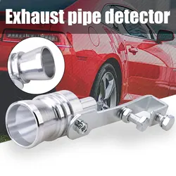 Universal simulador de escape whistler falso turbo apito tubo som silenciador sopro fora estilo do carro tunning s/m/l/xl