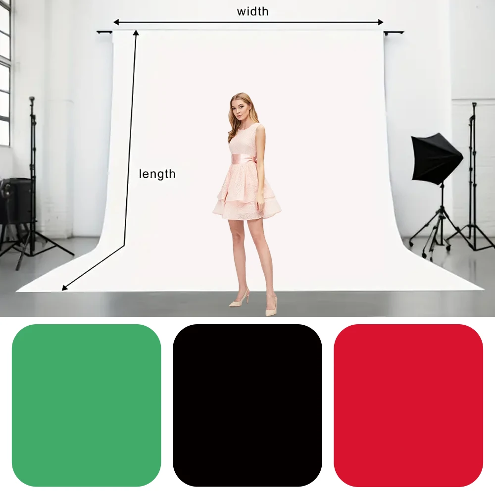 خلفية للتصوير الفوتوغرافي باللون الأبيض النقي خلفية شاشة بيضاء لالتقاط الصور في استوديو الفيديو صورة ديكور دعائم استوديو الصور