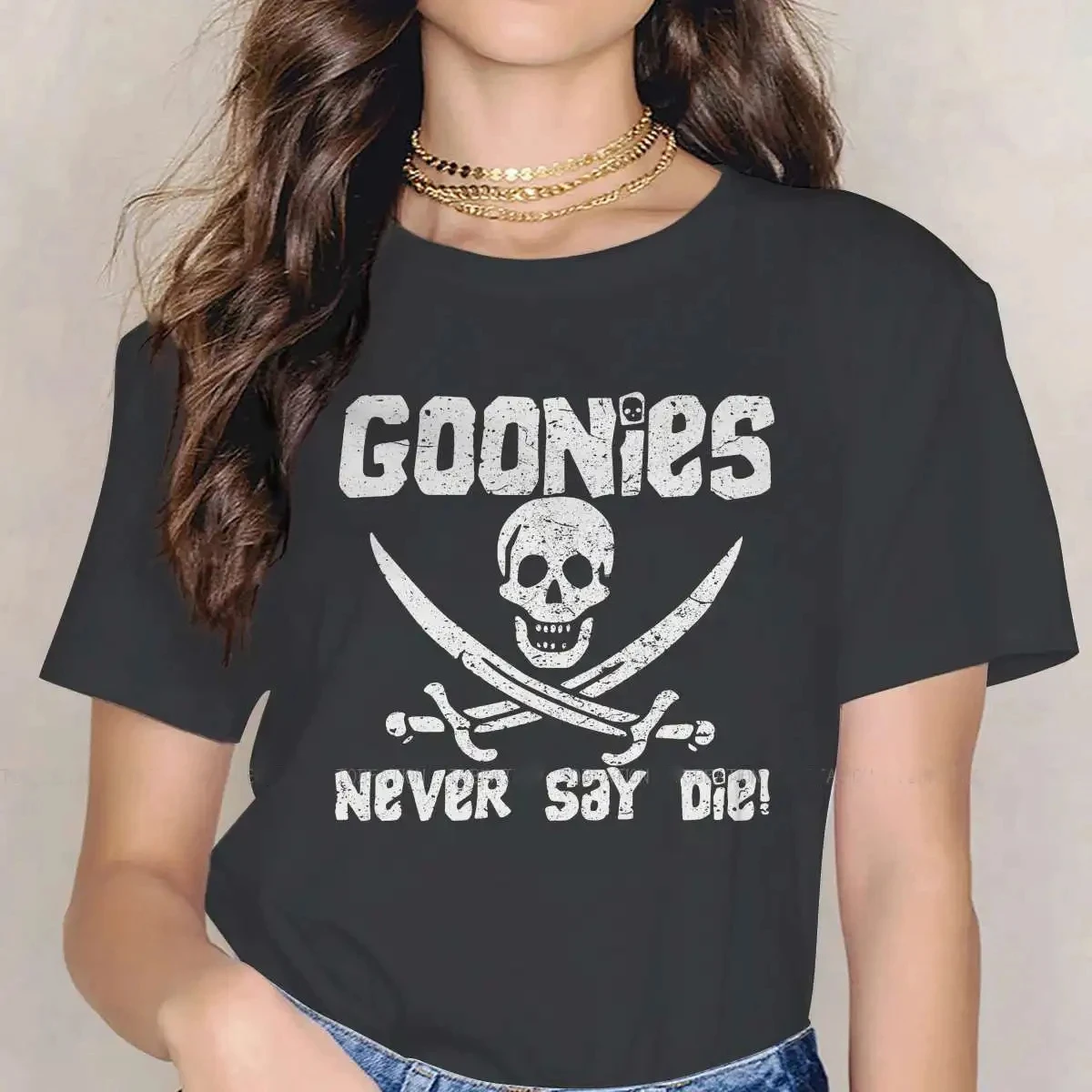 Goonies Round Collar TShirt Mouth Fabric Classic T Shirt Girl Clothes New Design Hot Sale 61556