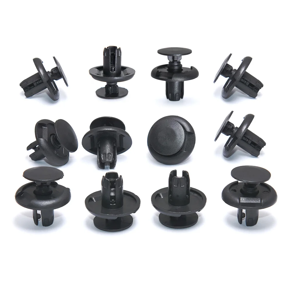 20/50 Peças de Fixadores Universais para Para-choque de Carro com Furo de 8MM, Clipes de Plástico para Parafusos, Clipes de Retenção para Para-lama e Porta-Malas de Carro