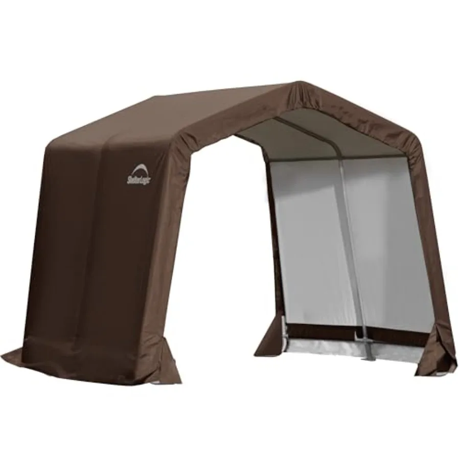 3-in-1 Outdoor Loafing Shed Animal Shelter with Waterproof Cover, All-Weather Outdoor Storage Shed for Animals, Agriculture, an
