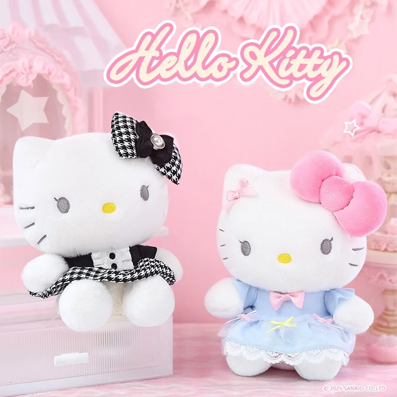 15CM Copyright Hello Kitty Plüschtiere Kuscheltiere Plüsch-Schlüsselanhänger Kleiner Anhänger Weihnachten Geburtstag Weihnachtsgeschenke für Kinder
